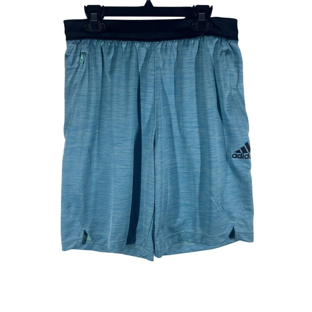 Adidas Aeroready Blue Athletic Shorts Basketball Youth Size Small NEW‎